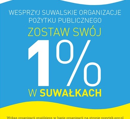 Zostaw swój 1% w Suwałkach