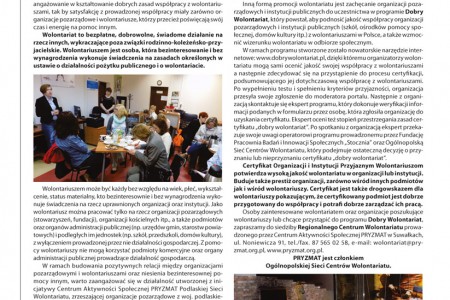 Organizacja przyjazna wolontariuszom